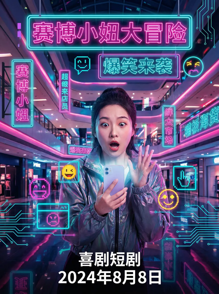 斗罗大陆134集免费观看完整版 搞笑喜剧短剧 - 赛博小妞大冒险海报